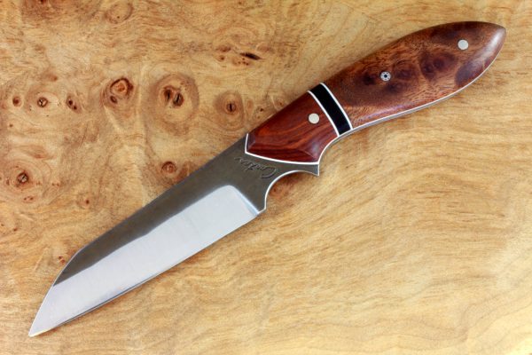 187mm Wharncliffe Brute Neck Knife, Forge Finish, Prototype Handle - 75grams
