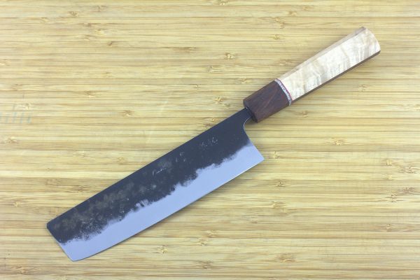 5.94 sun Kuro-uchi Nakiri Knife, Maple / Hardwood - 181grams