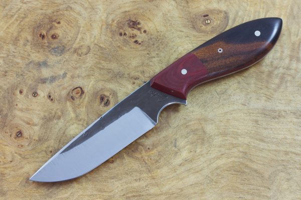 190mm Murray's 'Perfect' Neck Knife, Hammer Finish, Micarta / Ironwood - 95grams