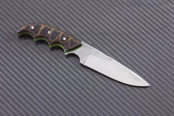 183 mm Freestyle Combat Neck Knife, Python Micarta - 88 grams