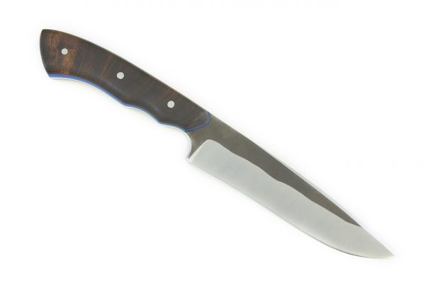 229 mm Compact FS1 Knife #115, White Steel w/ Stainless, Ironwood - 129 grams