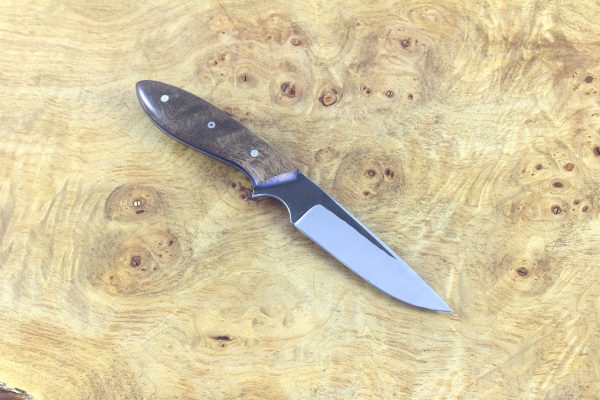 170mm Murray's Compact 'Original' Model Neck Knife, Forge Finish, Stabilized Burl - 60grams