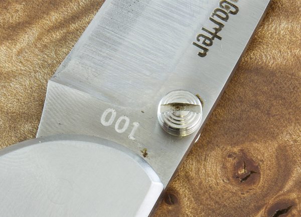173 mm Muteki Folding Knife #1, Satin Finish Stainless Steel - 105 grams
