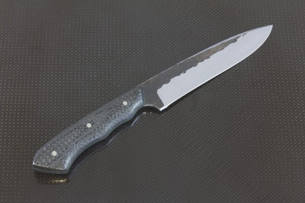 248mm FS1 Knife #39, Stainless 410 Super Blue Steel, F10 Carbon Fiber - 158 grams