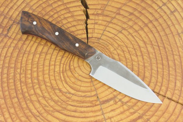 195 mm Muteki Series Freestyle Neck Knife #947, Ironwood w/ Red Liners - 93 grams