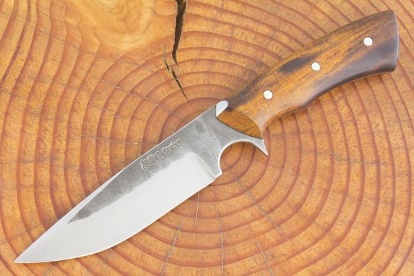 196 mm Muteki Series Clip Point Oyako Neck Knife #1012, Ironwood - 100 grams