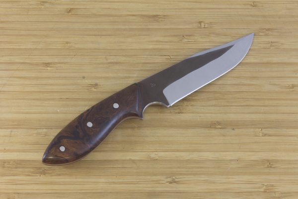 205mm Muteki Series Clave Neck Knife #509, Ironwood w/ Red Liners - 120 grams