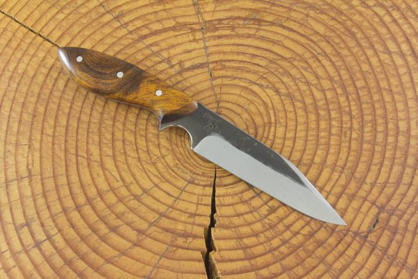 206 mm Muteki Series Freestyle Neck Knife #754, Ironwood w/ Red Liners - 105 grams