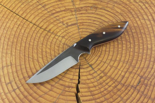 194 mm Muteki Series Perfect Neck Knife #756, Ironwood w/ Red Liners - 110 grams