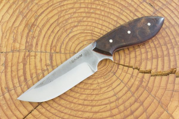 207 mm Muteki Series Magnum Neck Knife #777, Ironwood w/ Red Liners - 138 grams
