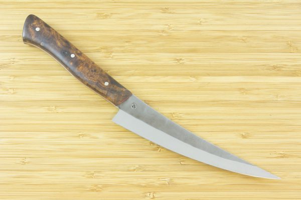 5.51 sun Muteki Series Boning Knife #787, Ironwood w/ Red Liners - 176 grams