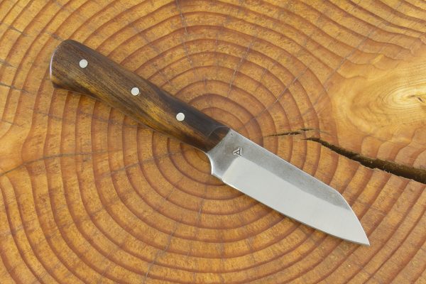 160 mm Muteki Series Freestyle Wharncliffe Neck Knife #883, Ironwood - 62 grams