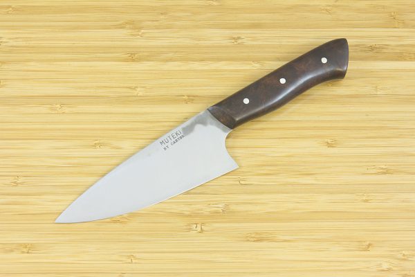 4.13 sun Muteki Series Chef's Knife #904, Ironwood - 112 grams