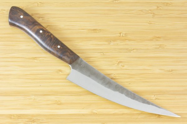 5.35 sun Muteki Series Boning Knife #920, Ironwood w/ Red Liners - 144 grams