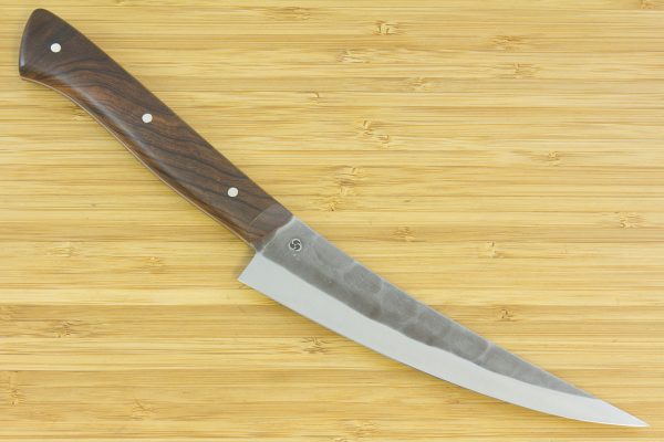 5.38 sun Muteki Series Boning Knife #935, Ironwood w/ Red Liners - 154 grams