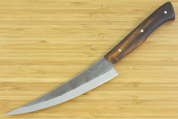 5.61 sun Muteki Series Boning Knife #936, Ironwood w/ Red Liners - 165 grams