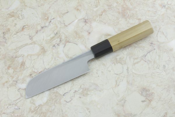 3.96 sun White Steel Kasumi Kamagata Usuba #10, Traditional Handle w/ Inlay - 106 grams