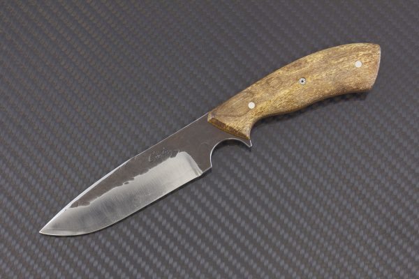 195mm Aviator Freestyle Neck Knife, Spalted Maple - 86 grams