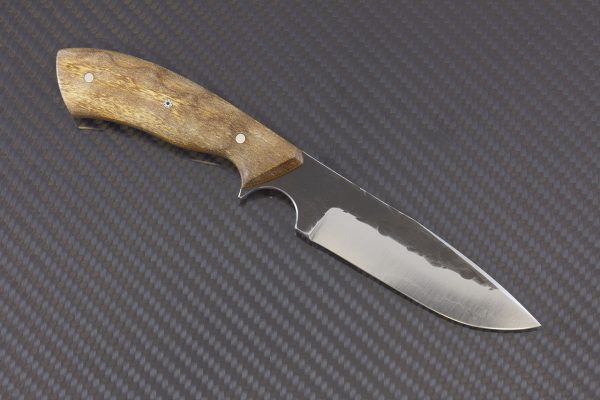195mm Aviator Freestyle Neck Knife, Spalted Maple - 86 grams