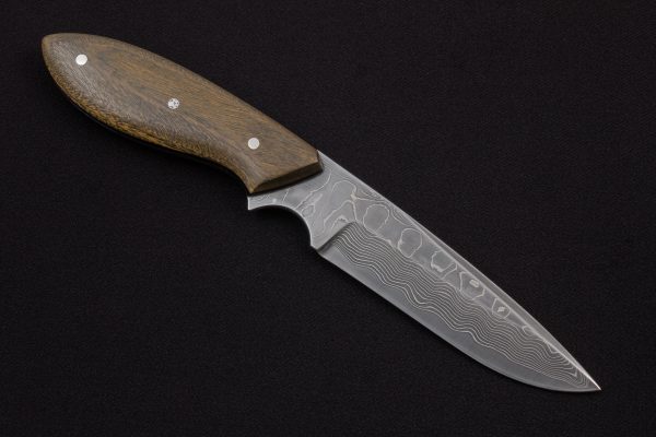 3.9" Carter #2708 White/Damascus Perfect Neck Knife